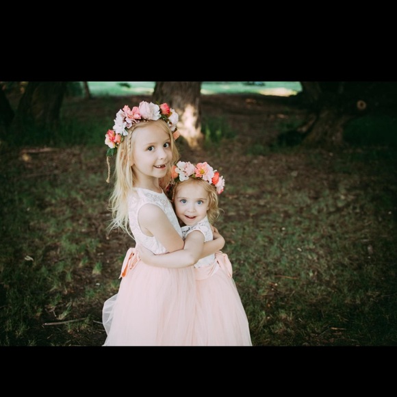 Custom made flower girl dress - Picture 3 of 3
